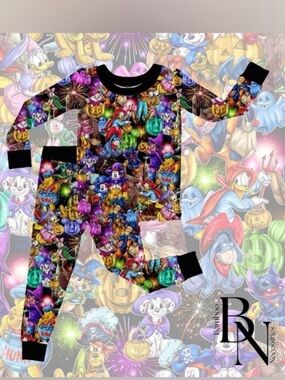 NWT Disney Halloween Bamboo 2pc Set